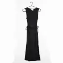 Ambiance, Vestido negro largo, abertura en la cintura
