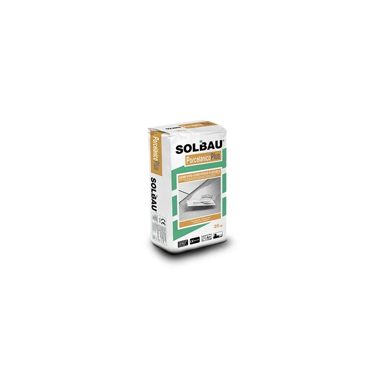 SOLBAU, Cemento cola porcelánico de 25kg