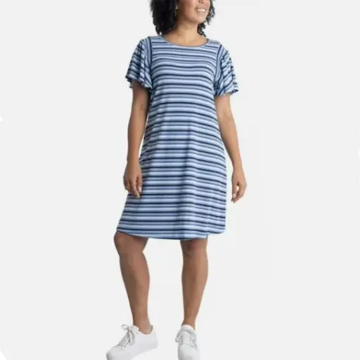 ECOTHREADS, Bestido de mangas 